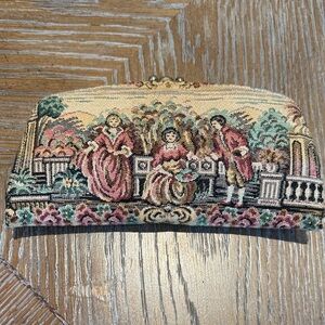 Vintage Baronet Tapestry Clutch Wallet